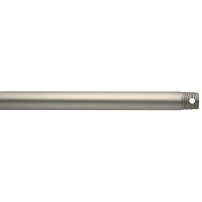 Kichler® 360003NI Dual Threaded Fan Extension Downrod, For Use With Ceiling Fan, 120 VAC, 110 W, Steel, Brushed Nickel, Import