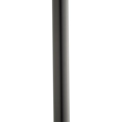 Kichler® 9506BK Utilitarian Outdoor Light Post, 3 in Dia x 84 in H x 3 in W, Cast Aluminum