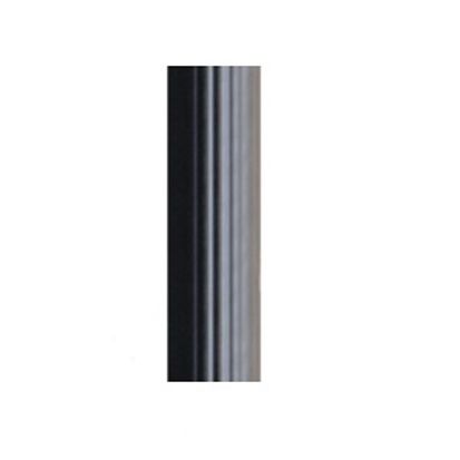 Kichler® 9595BK Direct Burial Utilitarian Outdoor Fluted Post, 84 in H x 3 in W, Aluminum