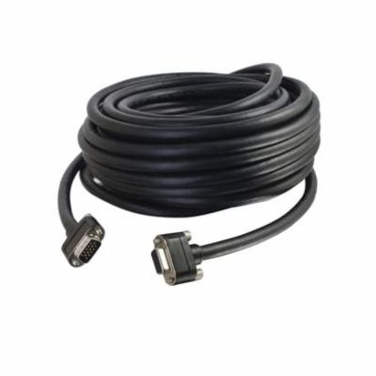 Legrand Quiktron® 2001-50218-050 Male to Male VGA Monitor and Projector VGA Video Cable, 50 ft L, HD15 VGA Connector, 24/28 AWG Tinned Copper Conductor