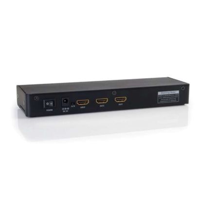 Legrand Quiktron®Cablestogo®  40471 2-Port HDMI Splitter, (1) HDMI Female Input, HDMI Female Output, 100 to 240 VAC, 480i/480p/720p/1080i/1080p/4k