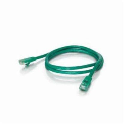 Legrand Quiktron® 576-120-003 Value Booted Patch Cord, Cat 6, 24 AWG Stranded Copper Conductor, 3 ft L Cord, Green