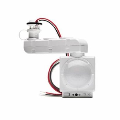 Legrand WattStopper® HBP-111-L7 HBP-100 High/Low Bay Fixture Mount Occupancy Sensor With Lens, 24 VDC, Passive Infrared Sensor, 1200 sq-ft Coverage, 360 deg Viewing, Fixture/Panel Mount