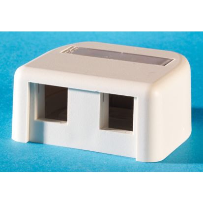 Legrand Ortronics® KSSMB2 SMB,KEYSTONE,2PORT FOG WHITE