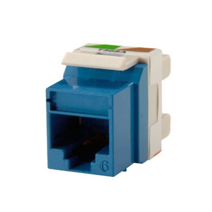 Legrand Ortronics® TechChoice OR-KS6-36 Cat5e Keystone Jack Module, Blue