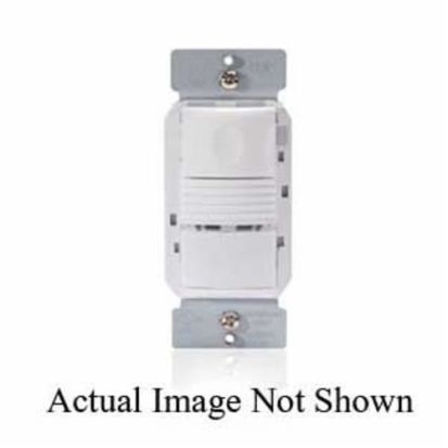Legrand WattStopper® PW-100-I PW Series 1-Relay Wall Switch Occupancy Sensor, 120/230/277 VAC, Passive Infrared Sensor, 525 sq-ft Coverage, 180 deg Viewing, Surface Mount