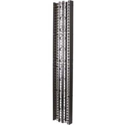 Legrand Ortronics® SVMS706 VERTICAL CABLE MGR,SNGL SIDED 6IN X 6IN X 77IN, W/COVERS