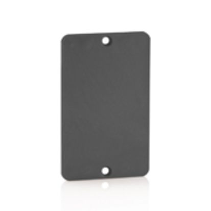 Leviton® 3054-E Blank Standard Size Cover Plate, 3.65 in L x 2-1/4 in W, Polycarbonate