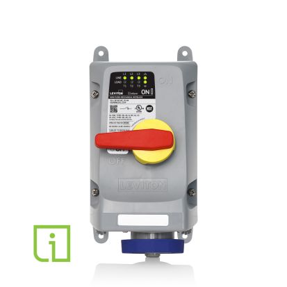 Leviton 430MI9WLEVS 30 Amp Mechanical Interlock with Local Monitoring Inform™ Technology