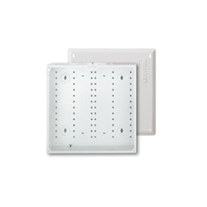 Leviton® Structured Media® 47605-140 Knockout Cable Telecommunication Enclosure With Flush Mount Cover, Flush/Surface Mount, Steel