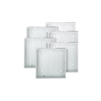 Leviton® Structured Media® 47605-14G Media Enclosure, For Use With Leviton® Structured Media® Center, (2) Distribution Panels Enclosure, Flush Mount, Steel