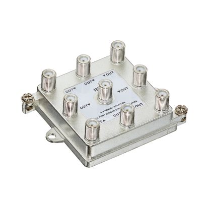 Leviton® 47690-G8 Distribution Passive Video Splitter Module, F-Type Input, (8) F-Type Output, 75 Ohm Impedance