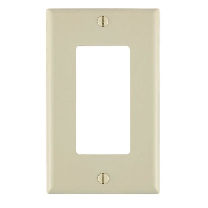 Leviton® Decora® 80401-NT 1-Gang Decora/GFCI Device Wallplate