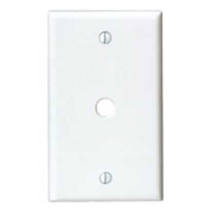 Leviton® 88013 Standard Size Wallplate, 1 Gang, 2-3/4 in W, Thermoset, Surface Mount