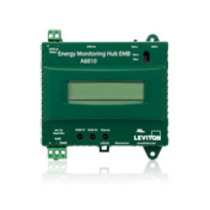 Leviton® A8810 Data Acquisition Server, Modbus/RTU/Modbus/TCP/TCP/IP/PPP/HTTP/HTML/FTP/NTP/XML/SNMP-Trap Protocols, 24 VDC