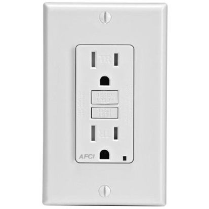 Leviton AFTR1-I AFCI 15A Duplex Receptacle