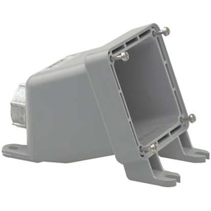 Leviton® BX230-V Watertight Pin and Sleeve Back Box, 4.53 in H x 3.9 in W x 6.69 in D, For Use With Leviton® Pin and Sleeve Inlets and Receptacle, Valox® 357