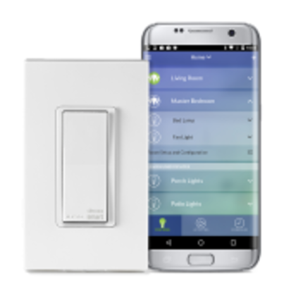 Leviton® Decora Smart™ DW15S-1BZ Universal Lighting Control Switch With Wi-Fi Technology, 120 VAC, 15 A