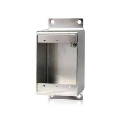 Leviton® Wetguard® FDSS1 Type FD Deep Non-Magnetic Device Box, 304 Stainless Steel, 37.2 cu-in Capacity, 1 Gangs, 6.14 in H x 3.04 in W x 3.07 in D