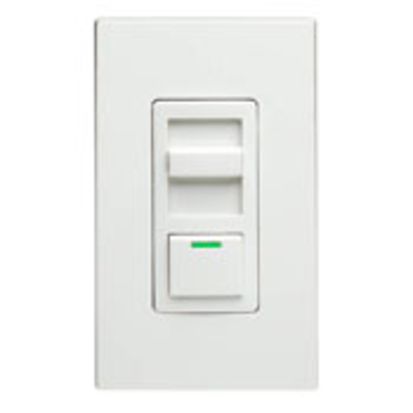 Leviton® Decora® IllumaTech® Mark 7® IP710-DLZ 3-Way Electro-Mechanical Dimmer Switch, 120/277 VAC, 1 Poles, Standard On/Off Operation, Ivory/Light Almond/White