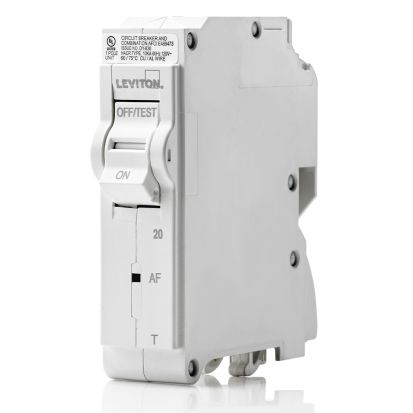 Leviton LB120-AFT 20A 1-Pole Circuit Breaker - AFCI