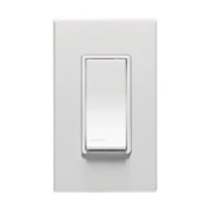 Leviton® Vizia RF +® VP0SR-10Z 3-Way Coordinating Electronic Remote Switch, 120 VAC, 1 Poles, Soft On/Fade Off Operation, Ivory/Light Almond/White