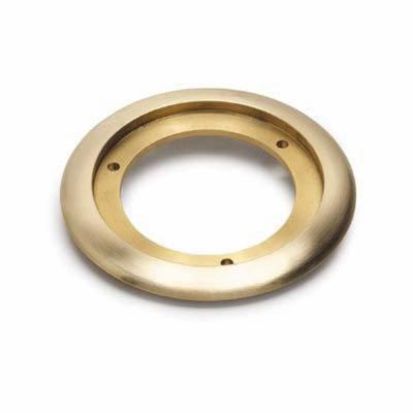 Lew Electric SCF-1 Shallow Carpet Flange, 5-1/4 in Dia, Brass