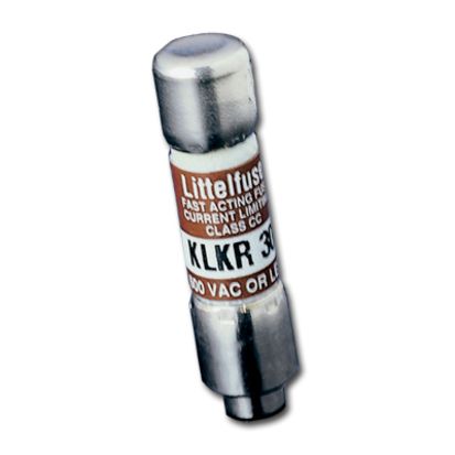 Littelfuse® POWR-GARD® KLKR015 KLKR High Speed Fast Acting Fuse, 15 A, 600 VAC/300 VDC, 200/20 kA Interrupt, CC Class, Cartridge Body