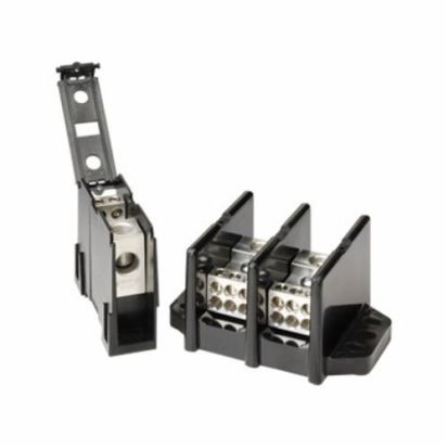 Littelfuse® POWR-GARD® POWR-BLOKS™ LD4560-3 LD Series Power Distribution Block, 600 VAC, 335 A, 3 Poles, 6 AWG to 400 kcmil Wire, Thermoplastic