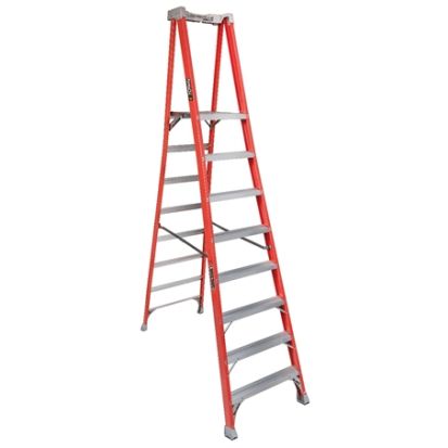 Louisville Ladders FXP1708 8 Foot Fiberglass Platform Ladder