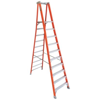 Louisville Ladders FXP1710 10 Foot Fiberglass Platform Ladder