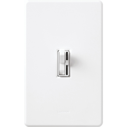 Lutron Ariadni® Traditional 3-Way Circuit Dimmer Switch, 120 VAC, 1 Pole, White