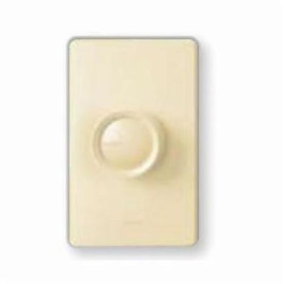 Lutron Rotary® D-603P-IV 3-Way Traditional Style Dimmer Switch, 120 VAC, 1 Poles, Push On/Off Operation, Ivory