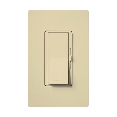 Lutron Diva C.L® DVCL-153P-IV Designer Dimmer Switch, 120 VAC, 1 Pole, 3-Way Mode, Ivory