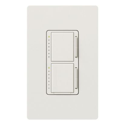 Lutron Maestro® MA-L3L3-WH Single Location Dimmer, 120 VAC, 1 Pole, On/Off Operation, White