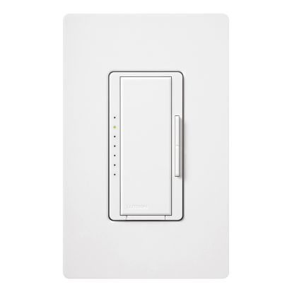 Lutron Maestro® MACL-153M-WH 3-Way Multi-Location Dimmer, 120 VAC, 1 Pole, White