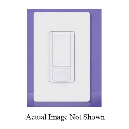 Lutron Maestro® MS-OPS2H-LA 1-Pole Occupancy Vacancy Sensor Switch, 120 VAC, Passive Infrared Sensor, 900 sq-ft Coverage, 180 deg, Wall/Box Mount