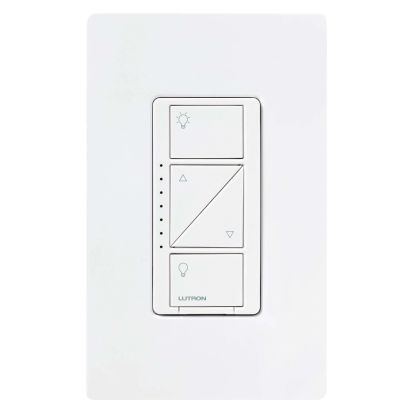 Lutron Caseta® PD-6WCL-WH 3-Way Multi-Location Dimmer Switch, 120 VAC, 1 Pole, White