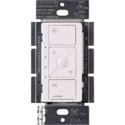 Lutron® PD-FSQN-WH Smart Fan Speed Control Switch