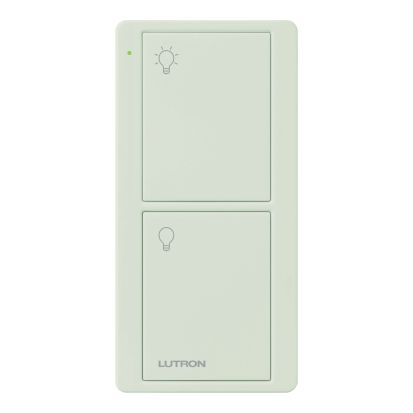 Lutron Pico® PJ2-2B-GLA-L01 2-Button Wireless Control With Indicator LED, 3 VDC, On/Off Operation, Light Almond