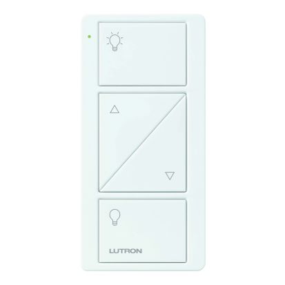 Lutron Pico® PJ2-2BRL-GWH-L01 2-Button Wireless Control Switch With Raise/Lower, 3 VDC, 30 ft, LED Lamp