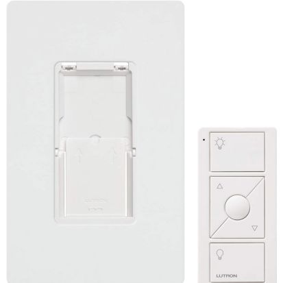 Lutron Pico® PJ2-WALL-WH-L01 Remote Control Kit, For Use With Wireless Load Control Devices, 3 VDC, White