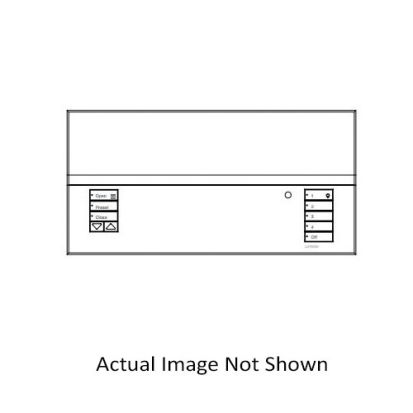 Lutron® GRAFIK Eye® QSGRJ-4P-WH QS Series Phase Control Triac Standard Control Unit, 120 to 127/220 to 240 VAC, 16 A