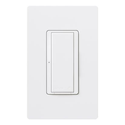 Lutron RadioRA® Maestro® RRD-8ANS-WH Electronic Multi-Location Dimmer Switch, 120 VAC, 8/5.8 A, 1 Pole, White