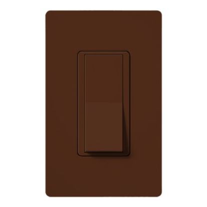 Lutron Diva® Satin Colors® SC-1PS-SI Designer General Purpose Mechanical Switch, 15 A at 120/277 VAC, 60 Hz, 1 Poles