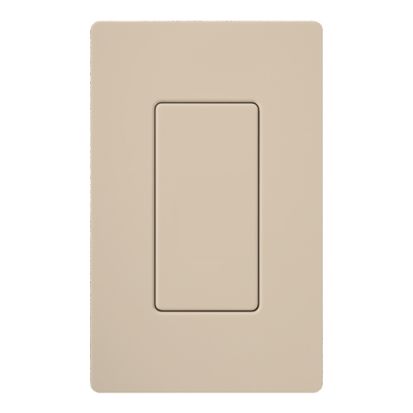 Lutron Diva® Satin Colors® SC-BI-TP Designer Blank Insert, Taupe, 2-5/8 in H x 1-5/16 in W, Plastic