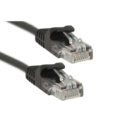 MAJORCC ME4CMPABK-006F Cat 5e, Mohawk Cable, Black 6ft