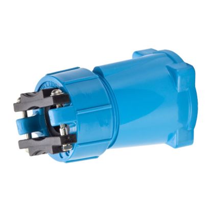 MELTRIC DECONTACTOR™ 712P0S16 Device Handle With Clamp, Bushing, For Use With DS20 Series Polyester Inlet, Polyester, Blue