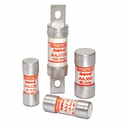 Mersen Ferraz Shawmut Amp-Trap® A4J600 Current Limiting Low Voltage Fast Acting Fuse, 600 A, 600 VAC/300 VDC, 200/100 kA, Class J, Cylindrical Body
