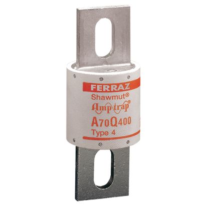 Mersen Ferraz Shawmut Amp-Trap® A70Q100-4 Current Limiting Fast Acting High Speed Semiconductor Fuse, 100 A, 700 VAC, 650 VDC, 100 kA Interrupt, Cylindrical Body